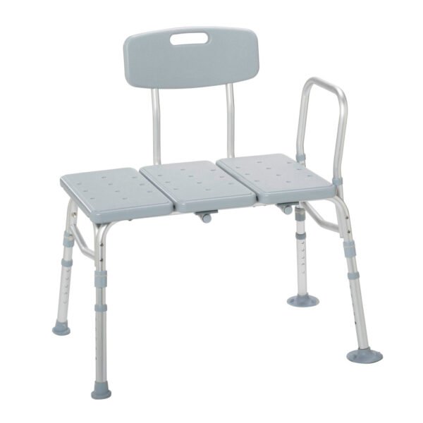 Medline Transfer Bench with Backrest by motion care mobility