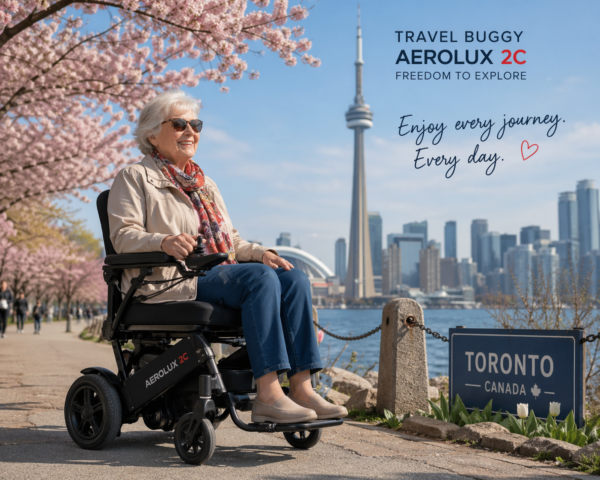 travel buggy aerolux 2c lightest folding power chair in canada