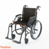 lightweight-folding-affordable-manual-wheelchair-human-care-featherweight-wheelchair-quick-release-wheels