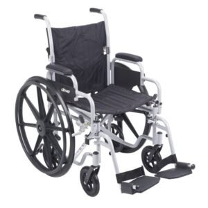 Poly-Fly High Strength, Light Weight Wheelchair/Flyweight Transport Chair Combo by motion care mobility