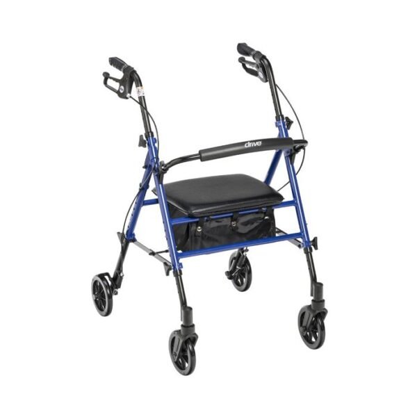 Adjustable Height Rollator, 6″ Casters by motion care mobility