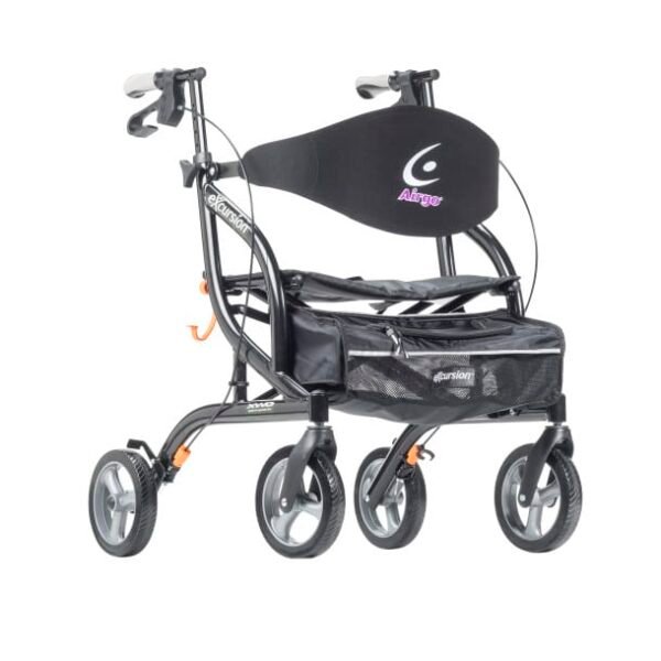 Airgo eXcursion XWD Lightweight Side-fold Rollator by motion care mobility