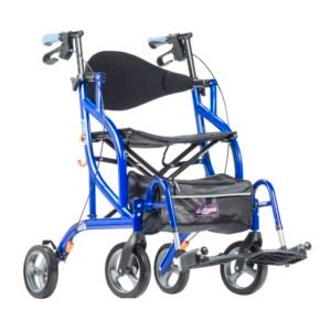 Airgo Fusion F23 Side-Folding Rollator & Transport Chair, Tall Height by motion care mobility