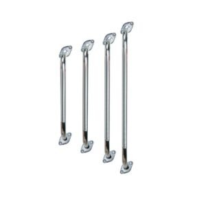 Chrome Grab Bars with Rotating Flange by motion care mobility