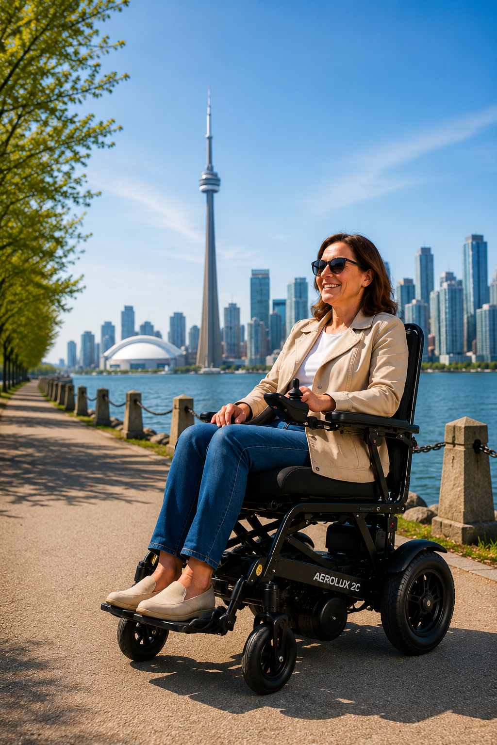 1. Travel Buggy AeroLux 2C power wheelchair for sale in Canada and Toronto