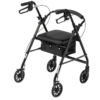 Drive Medical Aluminum Rollator rear view.
