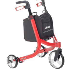 Drive Medical Nitro 3-Wheel Rollator by motion care mobility