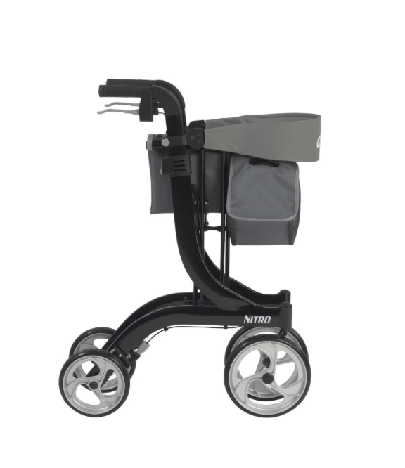 Drive Medical Nitro Aluminum Rollator side view