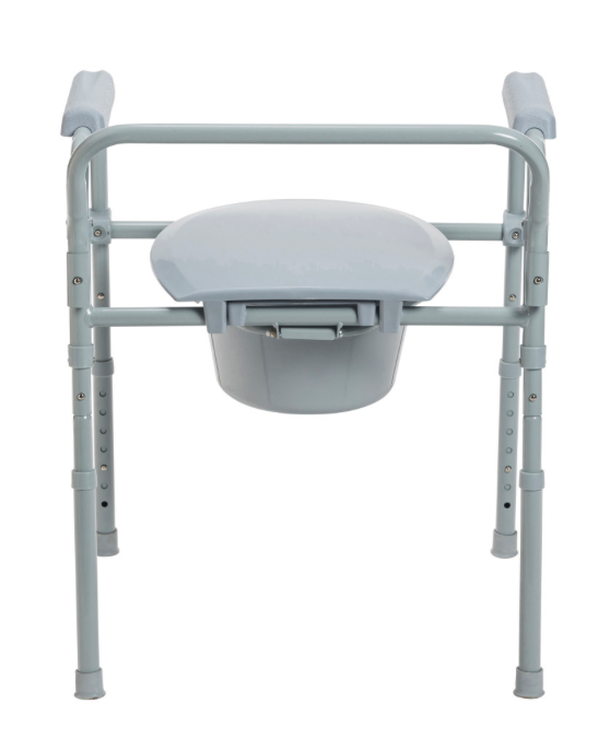 Drive Medical Folding Steel Commode bucket and seat