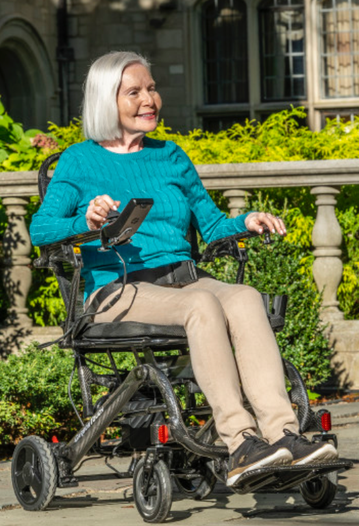 Drive Medical CarbonTouch Power Wheelchair side view