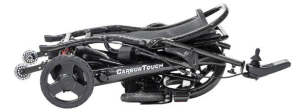 Drive Medical CarbonTouch Power Wheelchair folded