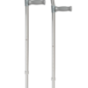 Drive Medical Steel Forearm Crutches side view