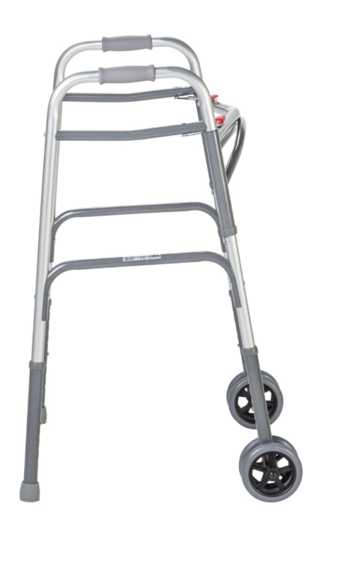 Drive Medical Bariatric Folding Walker folded