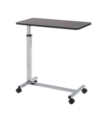 Drive Medical Non-Tilt Overbed Table side view