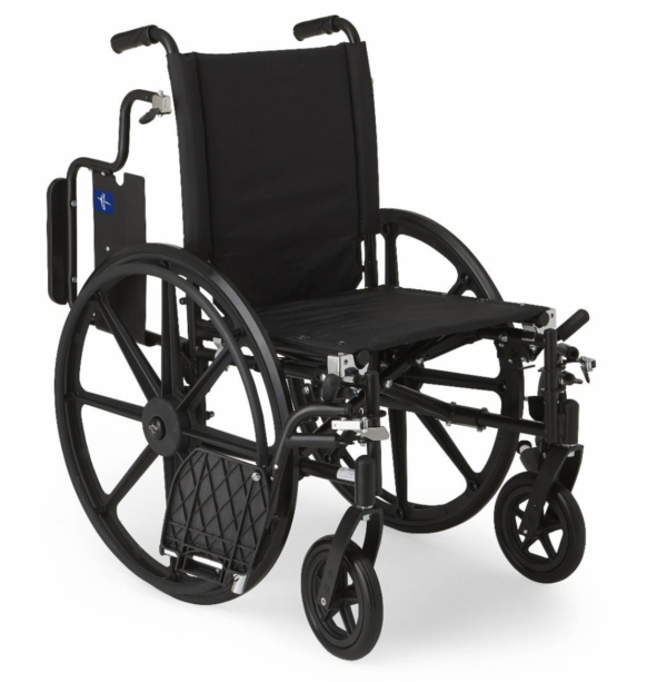 Medline Excel K4 Lightweight Wheelchair swing-away footrests