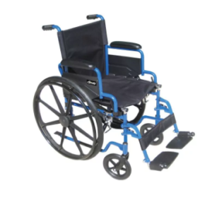 manual wheelchair Drive Blue Streak by motion care mobility