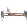 Full electric hospital bed with motorized height and head adjustment. Drive Delta Ultra-Light 1000 full-electric bed in adjusted position