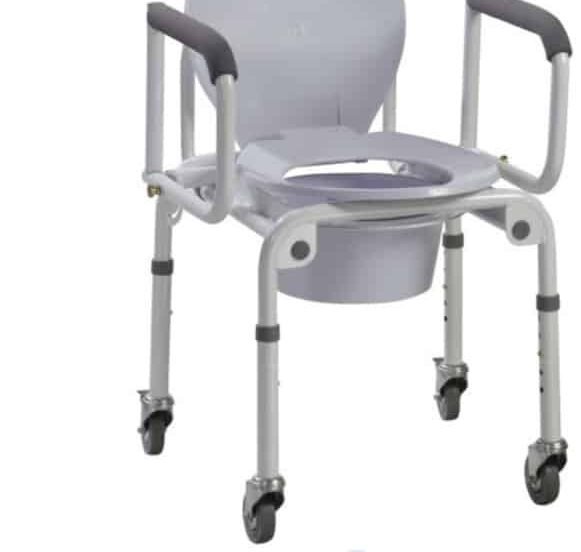 Drop-Arm Commode by motion care mobility