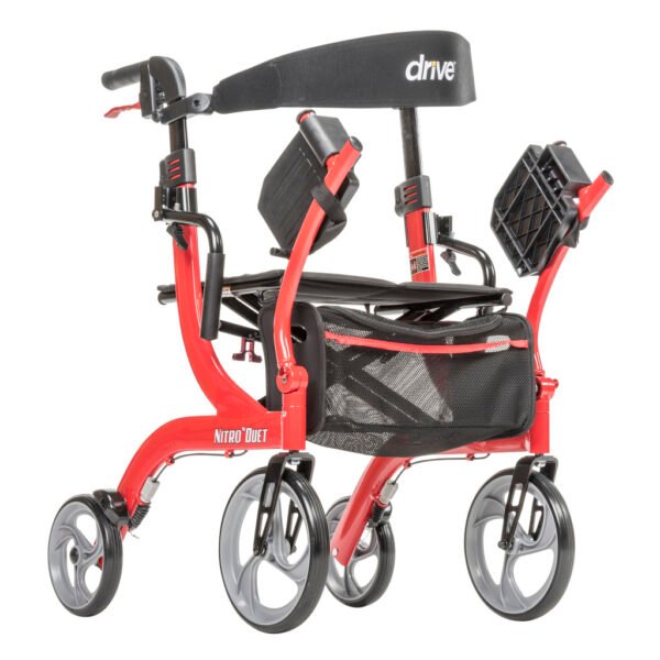 Drive Medical Nitro Duet Rollator and Transport Chair footrests