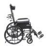 Drive Medical Silver Sport Recliner Wheelchair side view