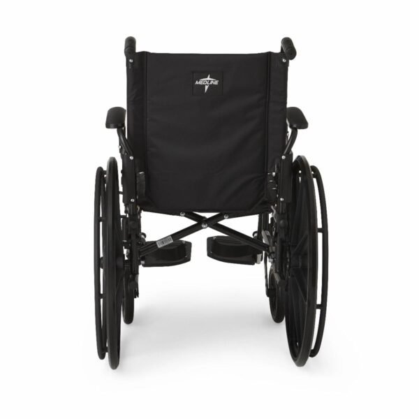 Medline Excel K4 Lightweight Wheelchair quick-release rear wheels
