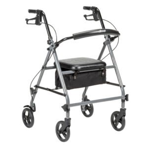 Drive Medical Steel Rollator with 6-Inch Wheels by motion care mobility