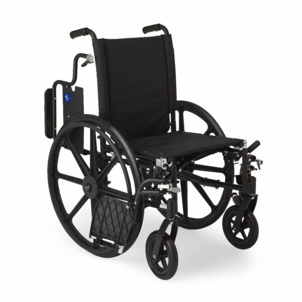 Medline Excel K4 Lightweight Wheelchair swing-back armrests