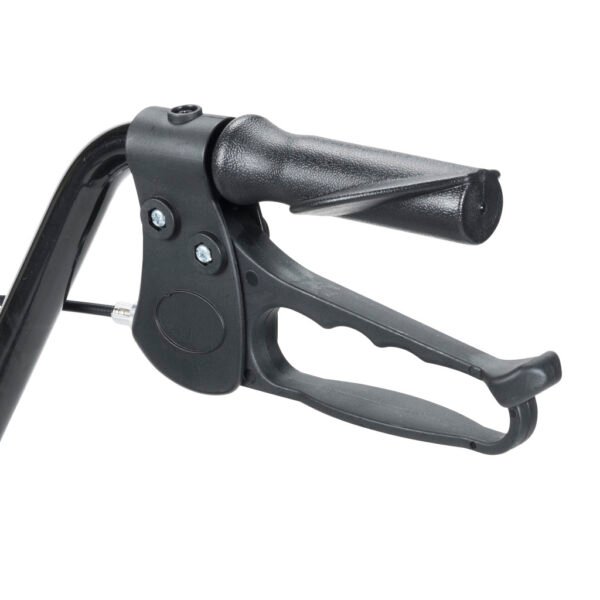 Drive Medical Steel Rollator with 6-Inch Wheels loop-lock brakes