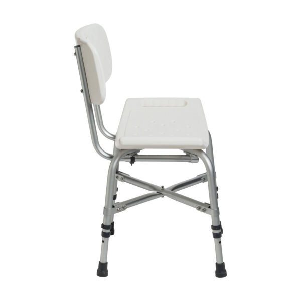 Drive Medical Bariatric Shower Chair side view by Motion Care Mobility