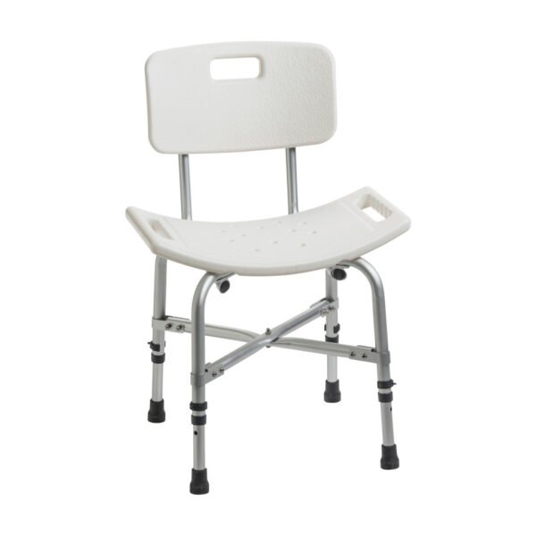 Drive Medical Bariatric Shower Chair angled view by Motion Care Mobility