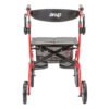 Drive Medical Nitro Duet Rollator and Transport Chair rear view
