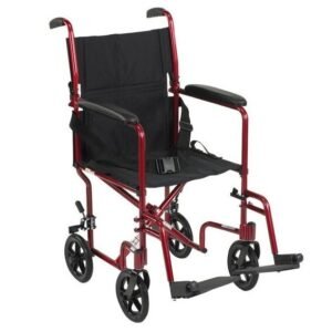 Aluminum Transport Chair by motion care mobility