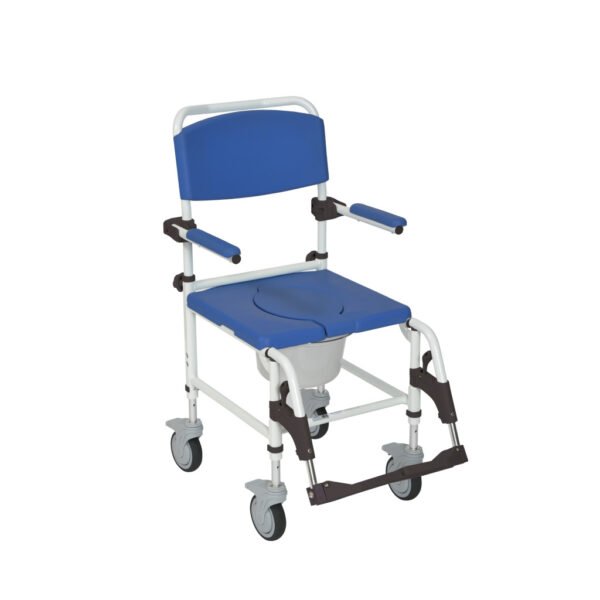 Aluminum-Shower-Commode-Transport-Chair-by-motion-care-mobility-in-vaughan