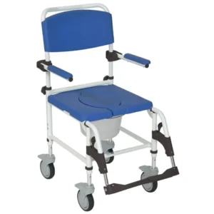 Aluminum Rehab Shower Commode Chair by motion care mobility