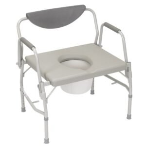 Deluxe Bariatric Drop-Arm Commode by motion care mobility