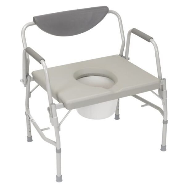Deluxe Bariatric Drop-Arm Commode by motion care mobility