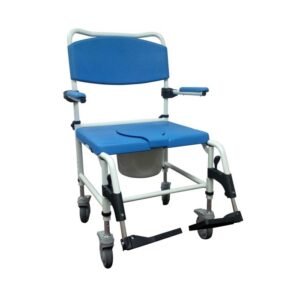Bariatric Aluminum Rehab Shower Commode Chair by motion care mobility