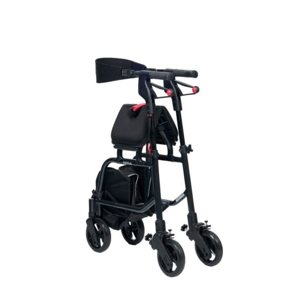 Human Care neXus oNe 20 Rollator folded view by Motion Care Mobility