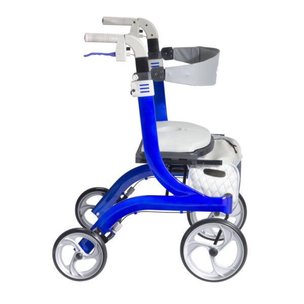 Drive Medical Nitro DLX Rollator side view by Motion Care Mobility