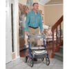 Drive Medical Nitro DLX Rollator full product view by Motion Care Mobility