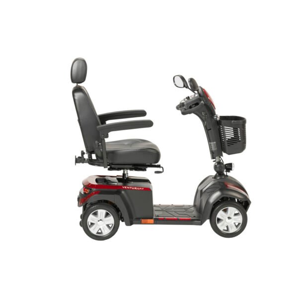 Drive Medical Ventura 4 Wheel Scooter by side view Motion Care Mobility