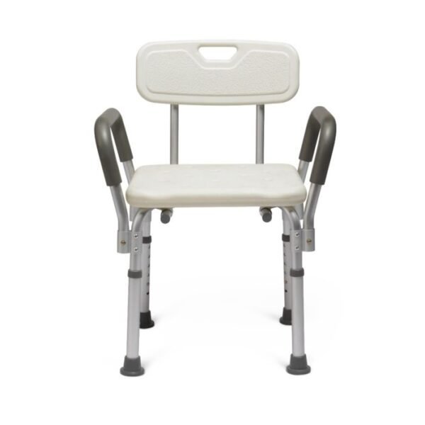 Medline Knockdown Bath Bench with Padded Arms by motion care mobility