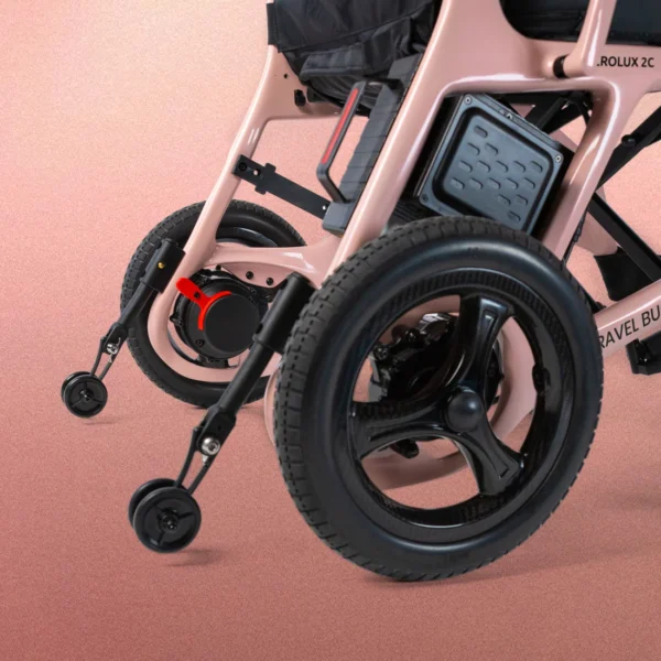 travel-buggy-AEROLUX_2C_PINK_Rear_wheel_anti-tip_-electric-wheelchair-buy-at-motion-care-mobility-in-canada