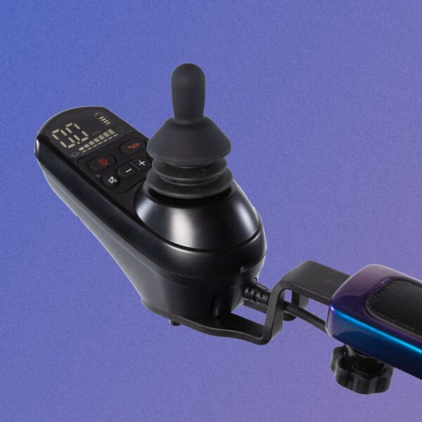 travel-buggy-aerolux-2c-joystick-power-wheelchair-indigo-blue-electric-wheelchair-at-motion-care-mobility-in-toronto