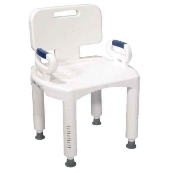 Premium Series Shower Chair with Back and Arms by motion care mobility