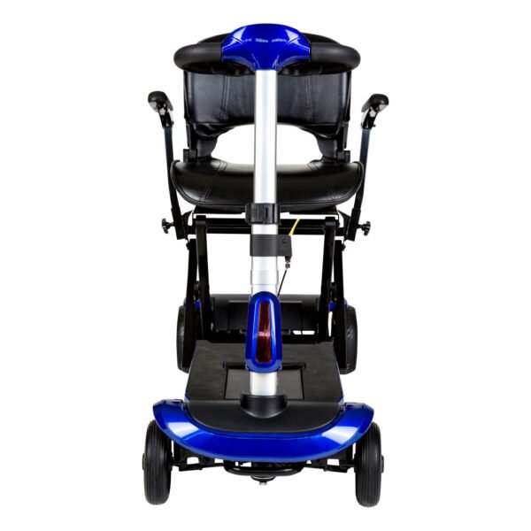 Senior-riding-the-ZooMe-Auto-Flex-folding-mobility-scooter-in-Toronto